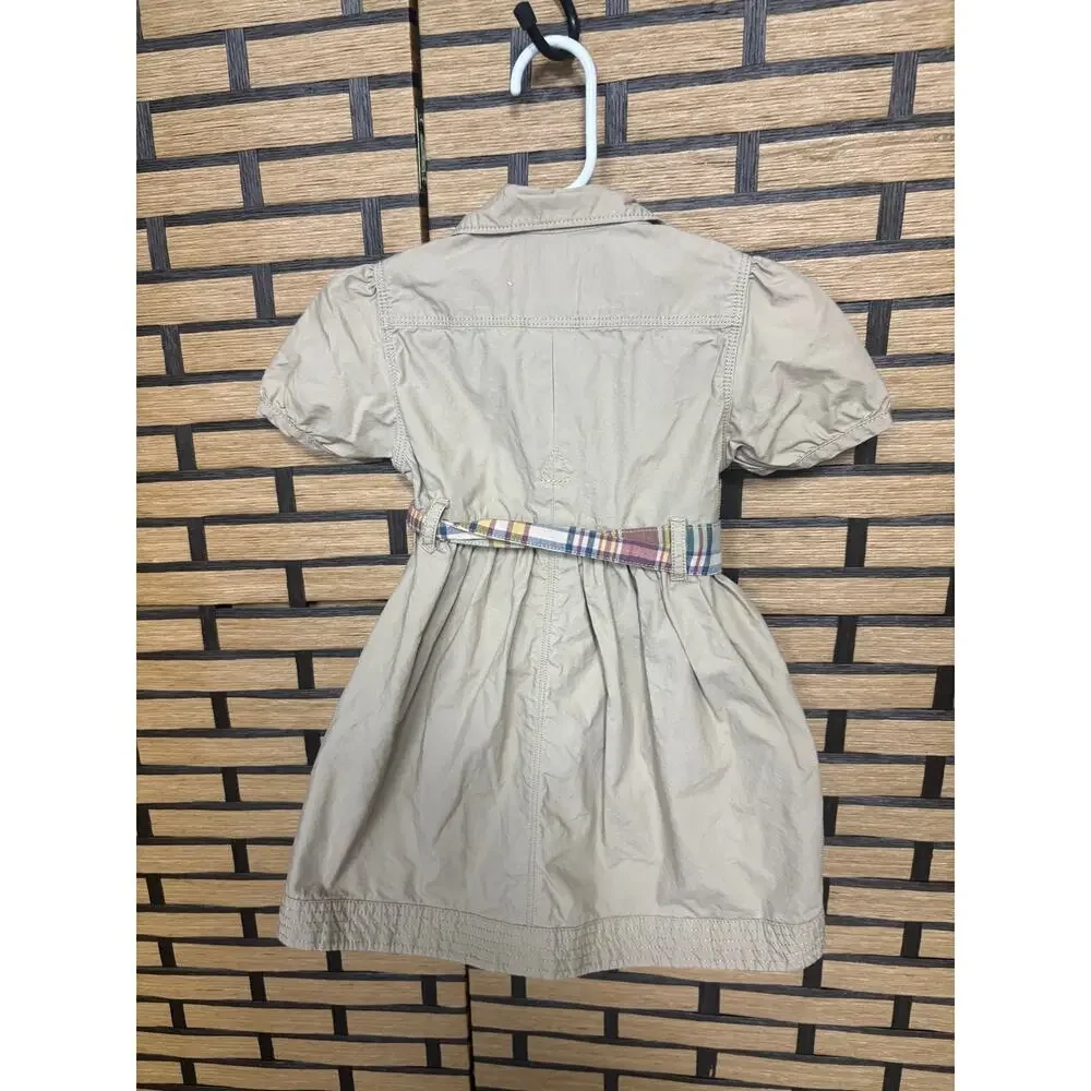 Ralph Lauren Khaki Belted Dress Size 18 Months